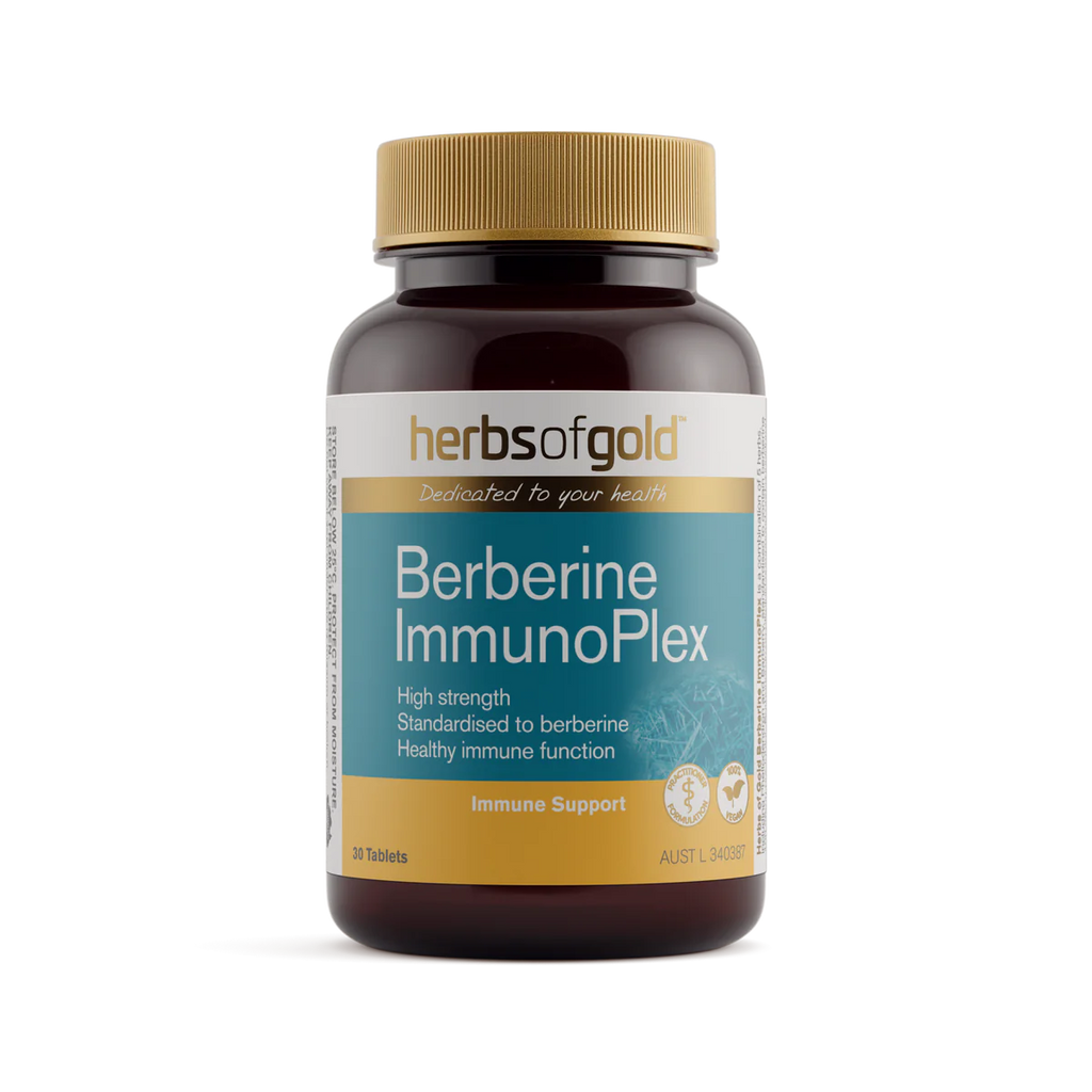 Herbs of Gold Berberine ImmunoPlex 30 Tablets