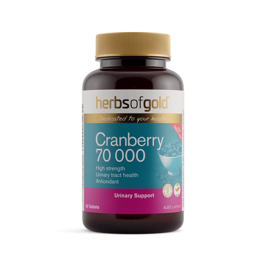 Herbs of Gold Cranberry 70000 50 tablets