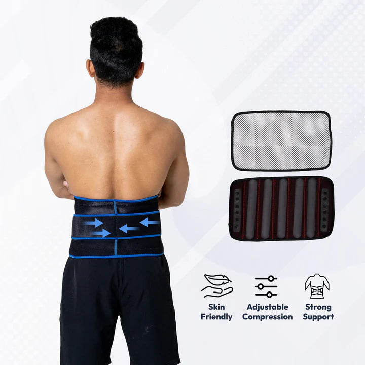 i5 Magnetic Far Infrared Back Support With Stays i5-555