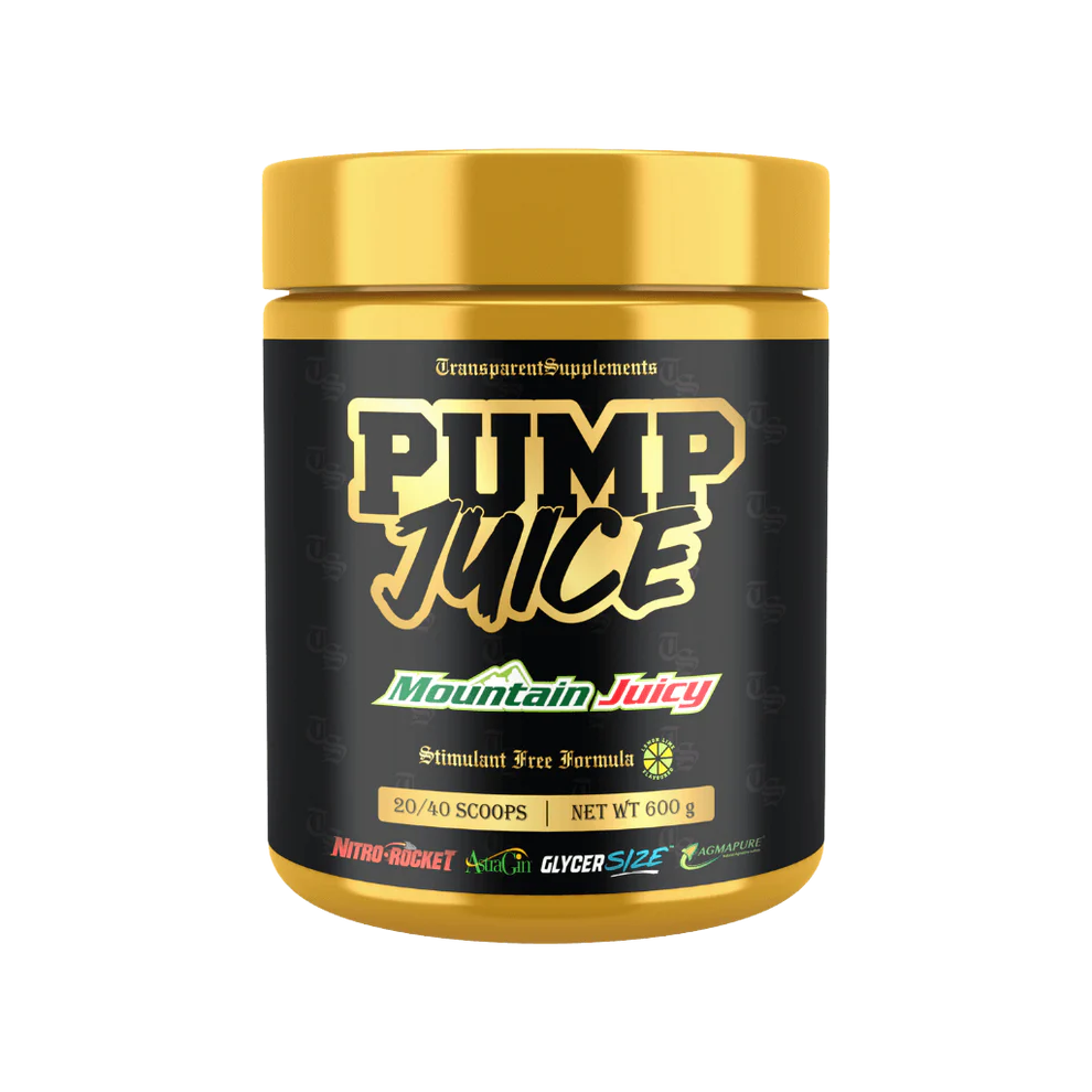 Pump Juice non-stim preworkout by Transparent Supplements