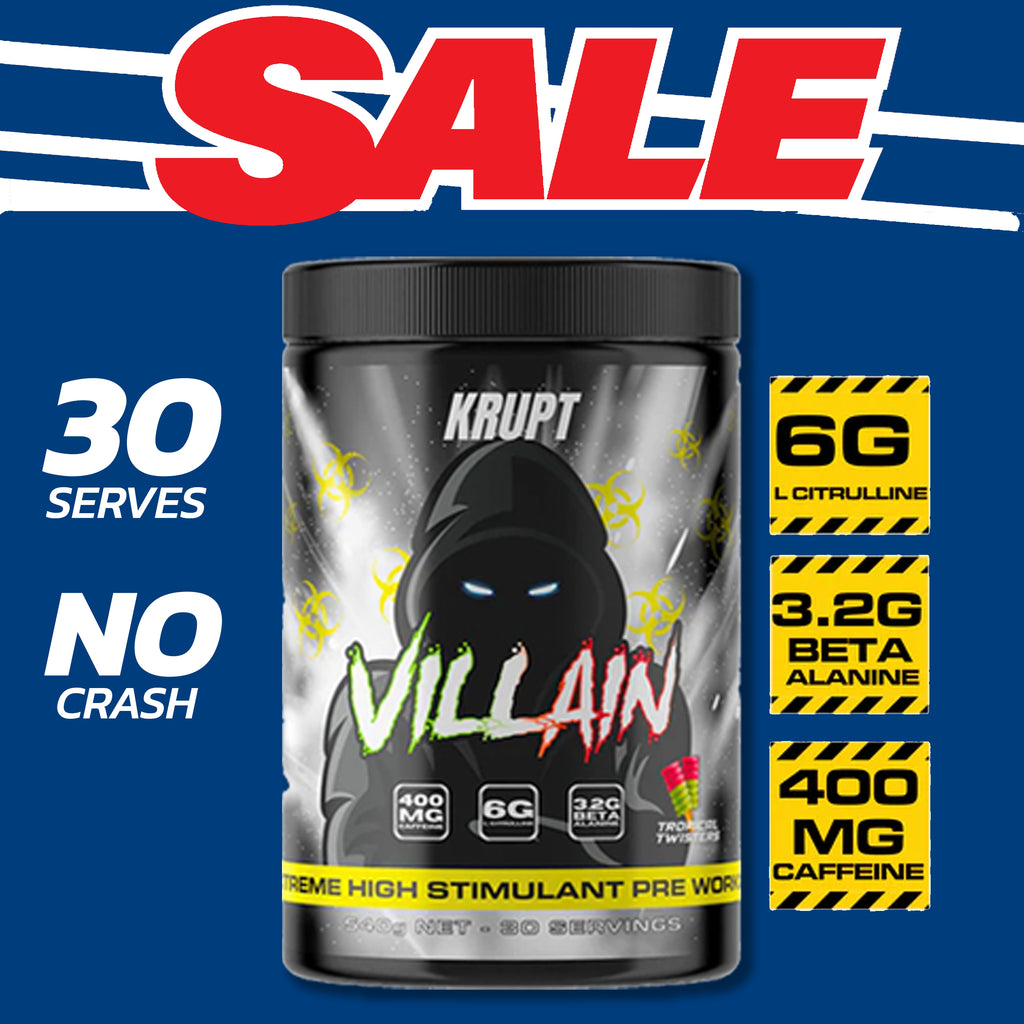 Villain High Stim Pre Workout by Krupt