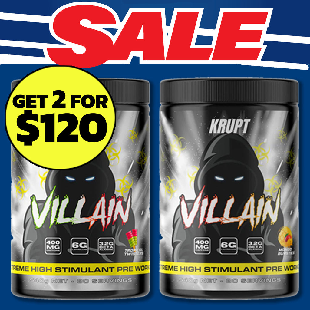 Villain High Stim Pre Workout by Krupt