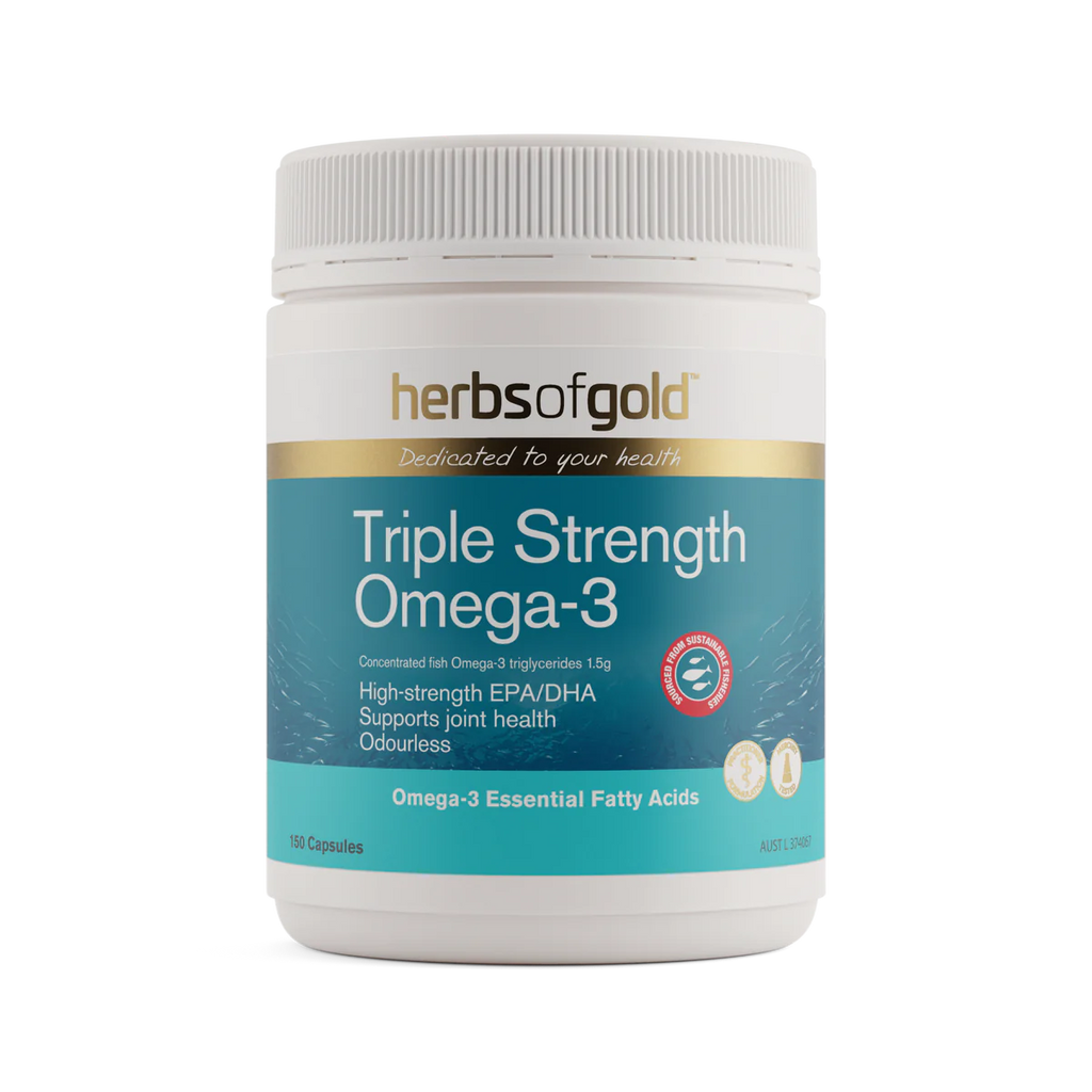 Herbs of Gold Triple Strength Omega-3 150 capsules